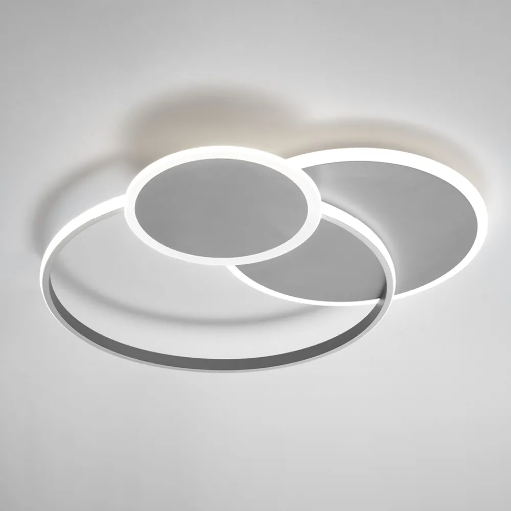 Plafoniere Moderne-Vivida International Plafoniera led eclipse vivida bianca 60w 3000k 4000k