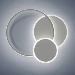 Plafoniere Moderne-Vivida International Plafoniera led eclipse vivida bianca 60w 3000k 4000k