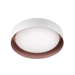 Plafoniere Moderne-Linea Light Plafoniera led 3000k bianco rame crew 2