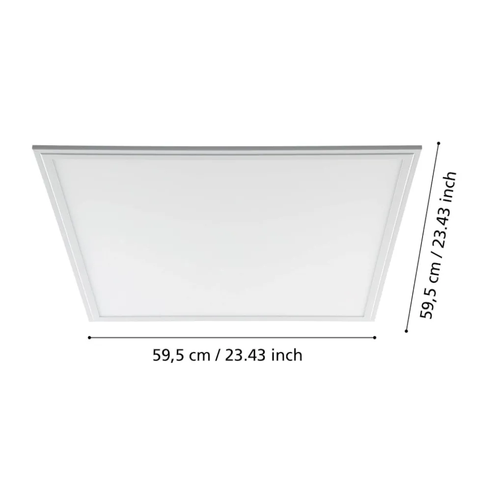 Plafoniere Moderne-Eglo Plafoniera led 4000k da incasso salobrena