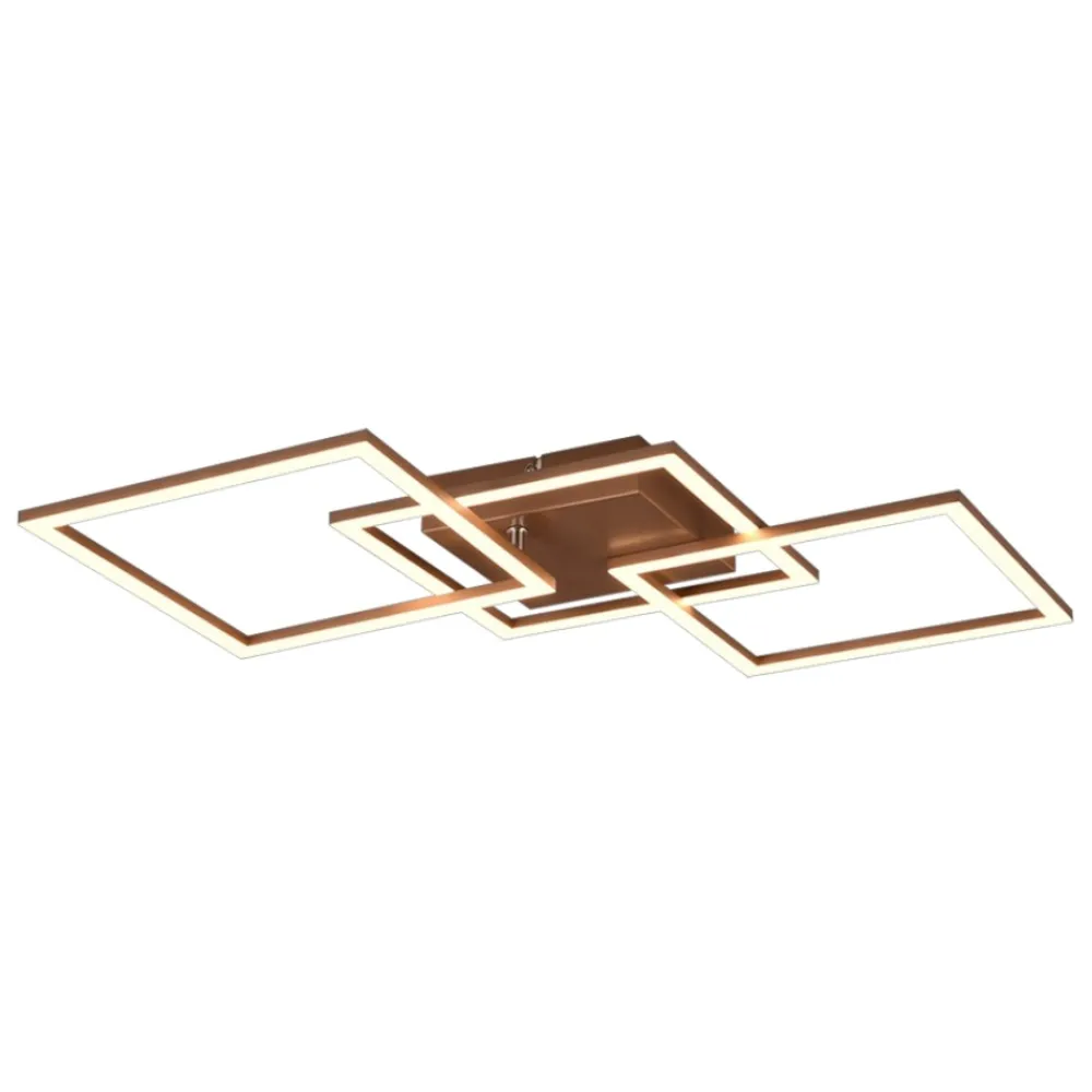 Plafoniere Moderne-Selezionato da Mazzolaluce Plafoniera led 3000k da soggiorno quadrati orientabili