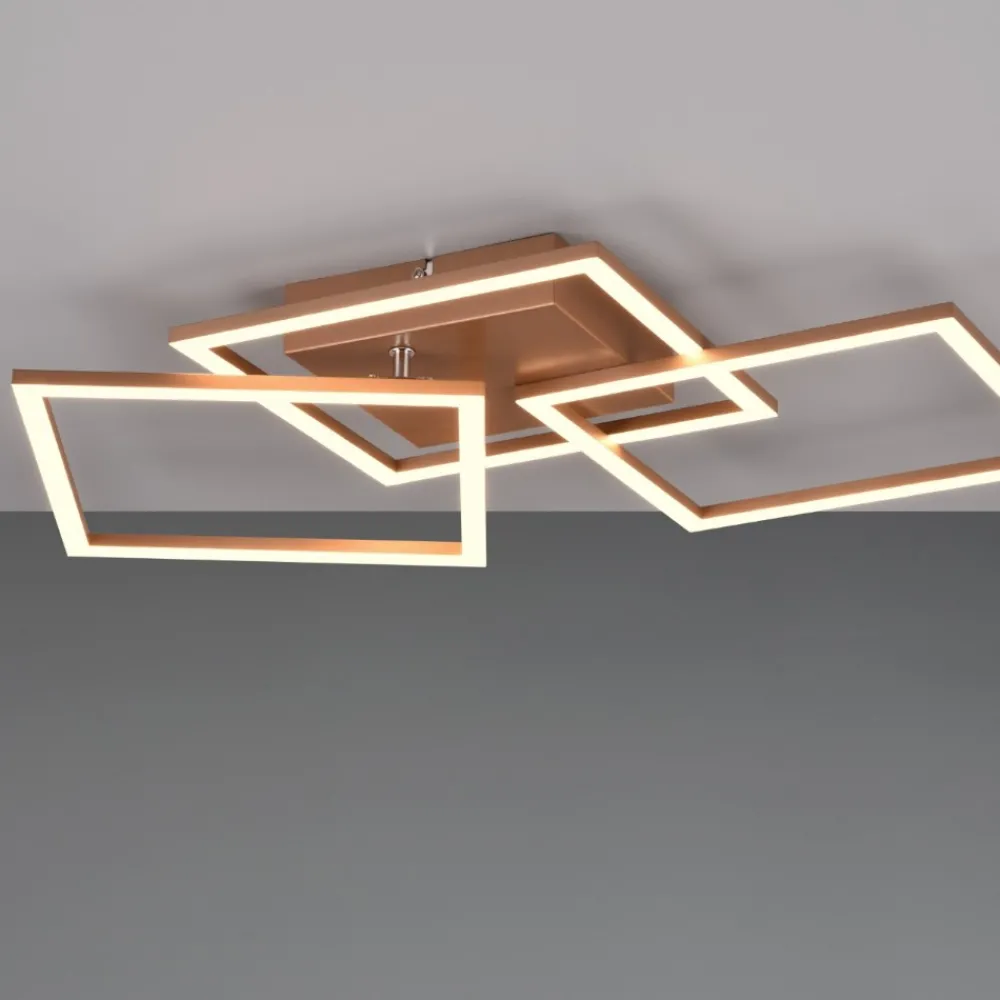 Plafoniere Moderne-Selezionato da Mazzolaluce Plafoniera led 3000k da soggiorno quadrati orientabili