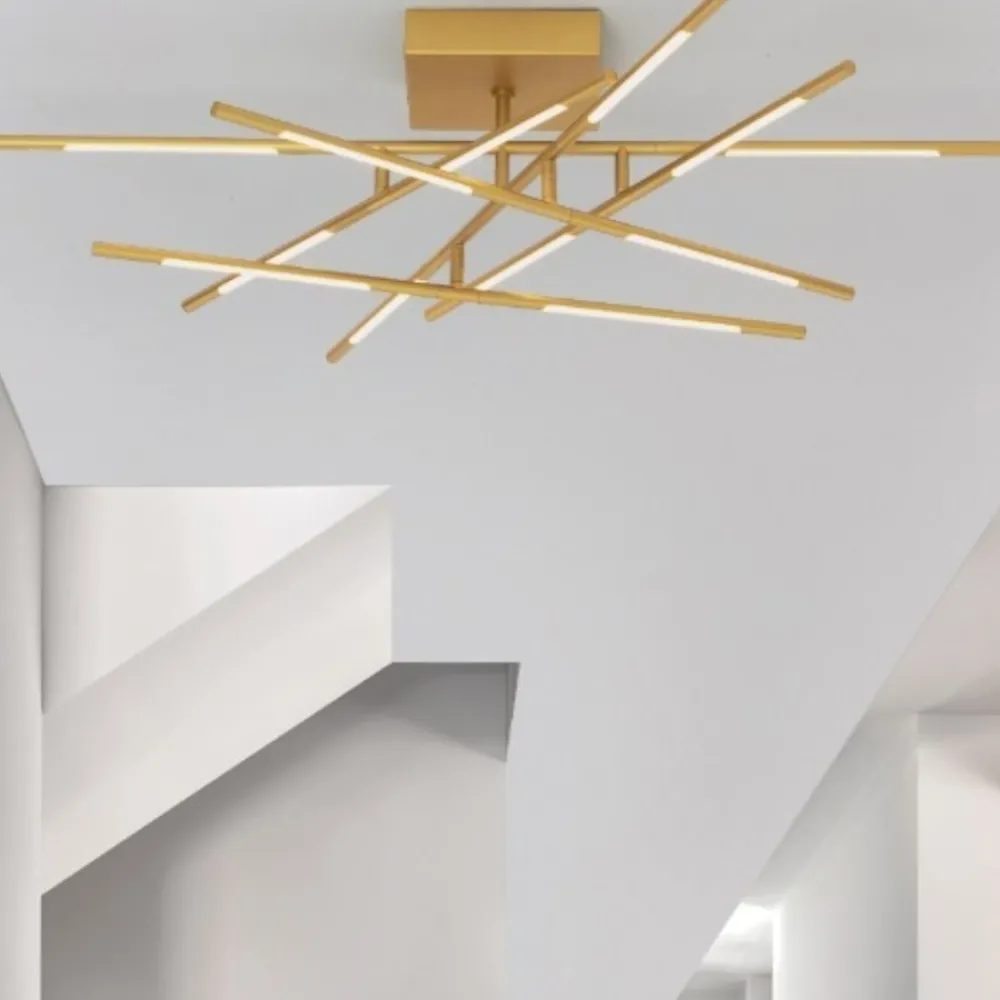 Plafoniere Moderne-Selezionato da Mazzolaluce Plafoniera led 3000k dimmerabile per soggiorno