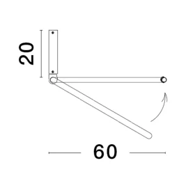 Plafoniere Moderne-Selezionato da Mazzolaluce Plafoniera led 3000k dimmerabile cerchio nero orientabile moderna