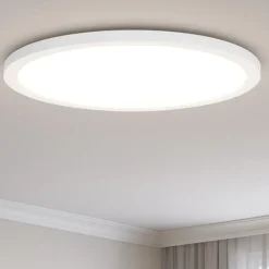 Plafoniere Moderne-Ideal Lux Plafoniera led 4000k fly slim pl d45 rotonda