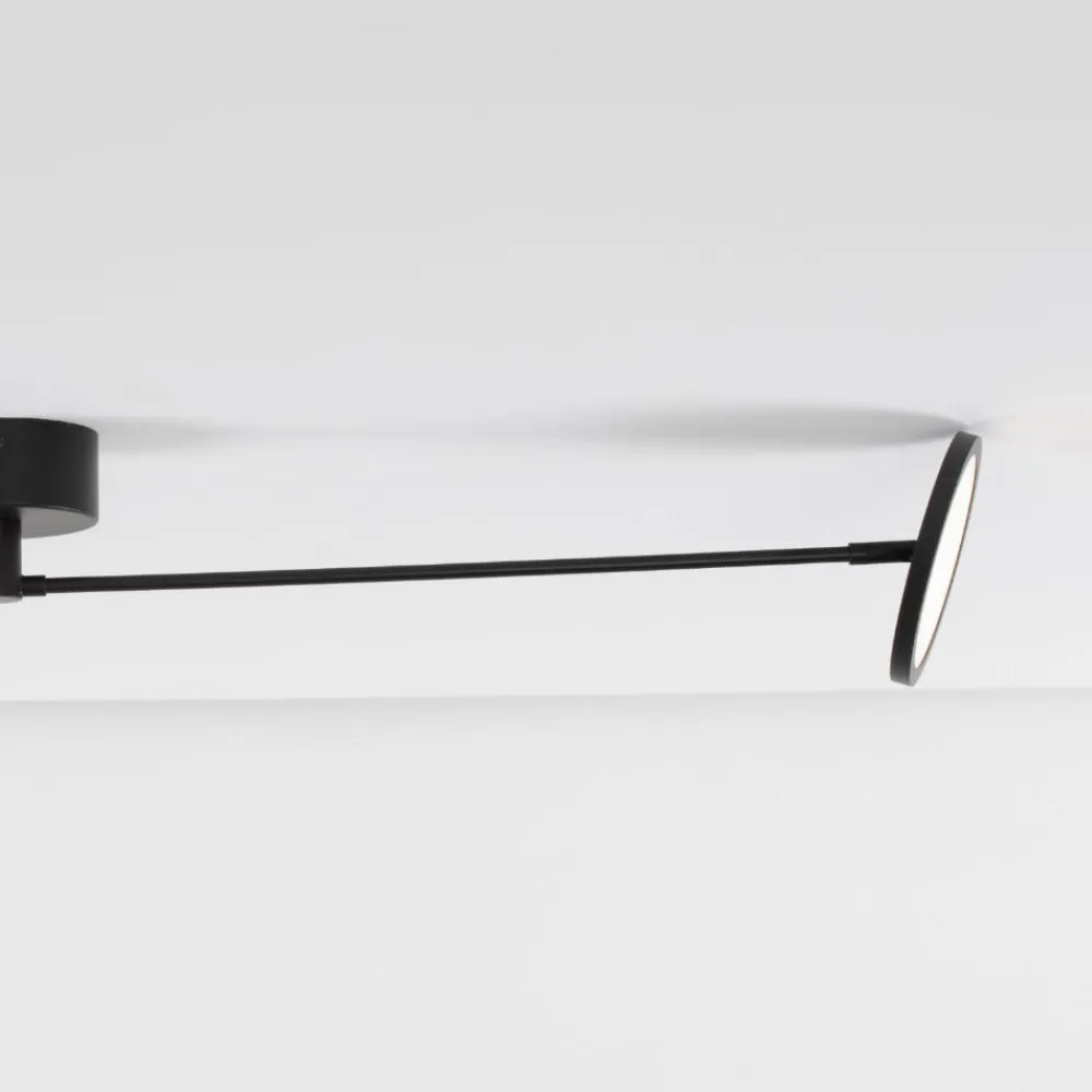 Plafoniere Moderne-Selezionato da Mazzolaluce Plafoniera led 3000k nera con luci orientabili per cucina