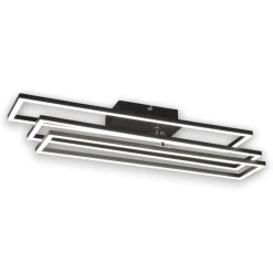 Plafoniere Moderne-Selezionato da Mazzolaluce Plafoniera led 2700-6000k nera dimmerabile