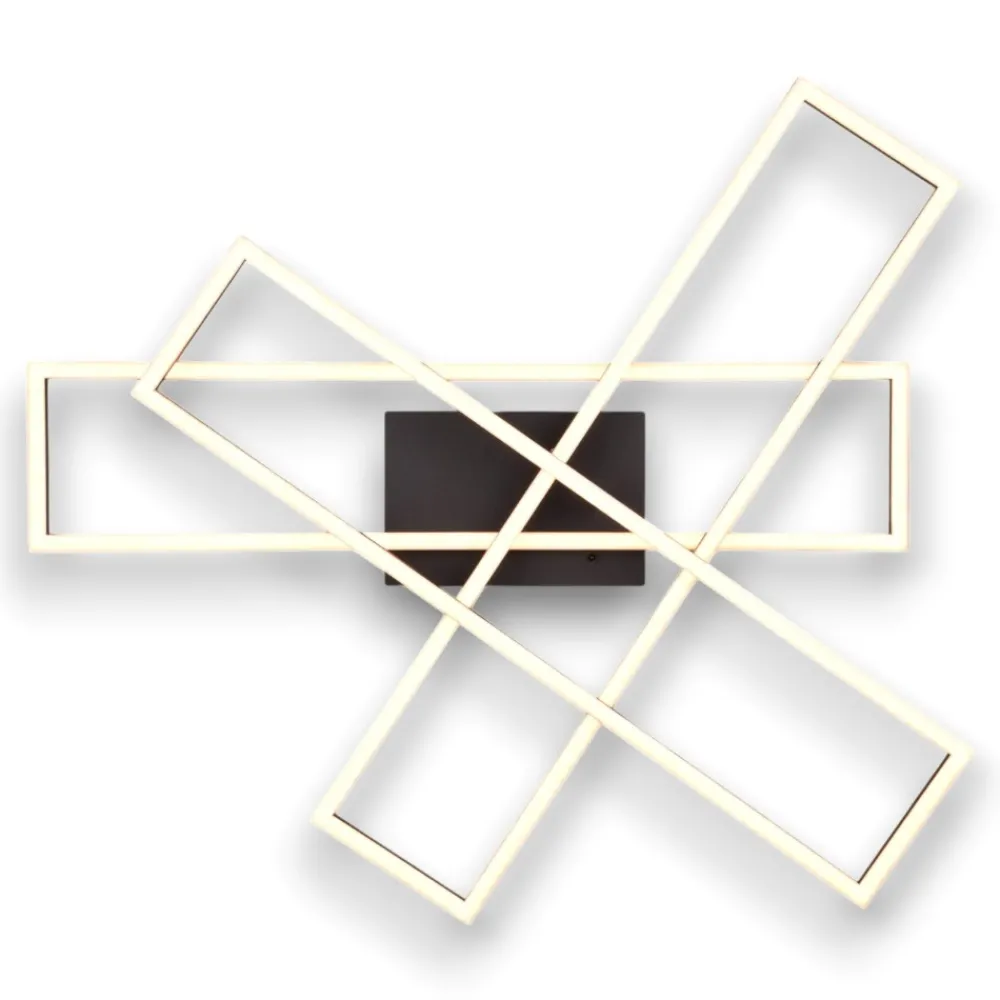 Plafoniere Moderne-Selezionato da Mazzolaluce Plafoniera led 2700-6000k nera dimmerabile