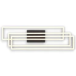Plafoniere Moderne-Selezionato da Mazzolaluce Plafoniera led 2700-6000k nera dimmerabile