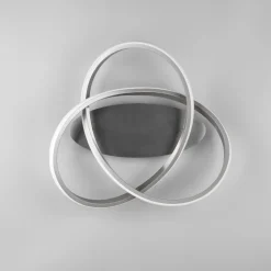 Plafoniere Moderne-Selezionato da Mazzolaluce Plafoniera led 4000k nickel opaco per soggiorno dimmerabile
