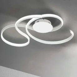 Plafoniere Moderne-Ondaluce Plafoniera led 3000k pl twist gr bianco