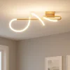 Plafoniere Moderne-Selezionato da Mazzolaluce Plafoniera led 3000k per camera da letto design con tubo silicone