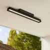 Plafoniere Da Esterno-Linea Light Plafoniera led 3000k per esterno ip 65 nera lira