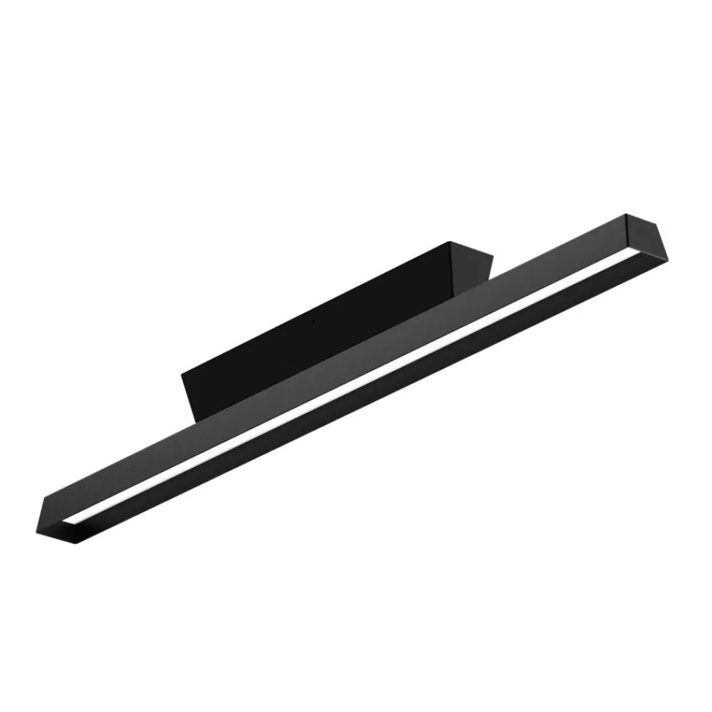 Plafoniere Da Esterno-Linea Light Plafoniera led 3000k per esterno ip 65 nera lira