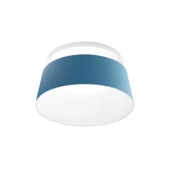 Plafoniere Moderne-Stilnovo Plafoniera led 3000k per soggiorno celeste oxygen