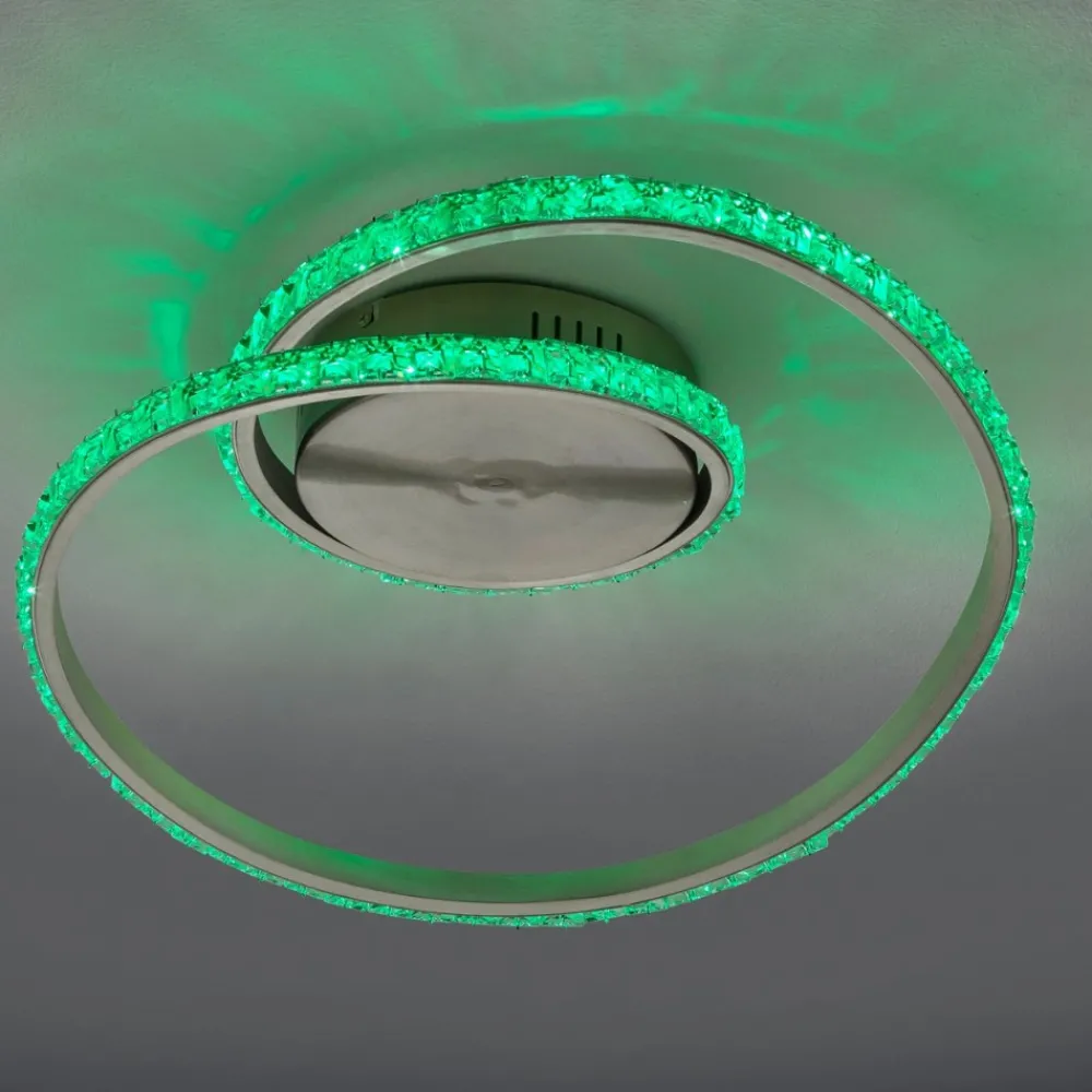 Plafoniere Moderne-Selezionato da Mazzolaluce Plafoniera led 3000k rgb dimmerabile con telecomando per camera da letto