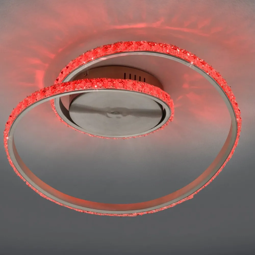 Plafoniere Moderne-Selezionato da Mazzolaluce Plafoniera led 3000k rgb dimmerabile con telecomando per camera da letto