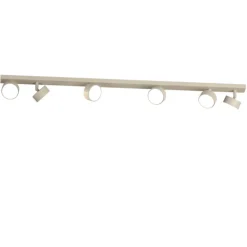 Plafoniere Moderne-Top Light Plafoniera led 6 luci orientabili sabbia toplight