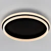 Plafoniere Moderne-Selezionato da Mazzolaluce Plafoniera led moderna nera 40w 3000k rotonda per soggiorno