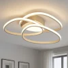 Plafoniere Moderne-Ondaluce Plafoniera led md rose oro