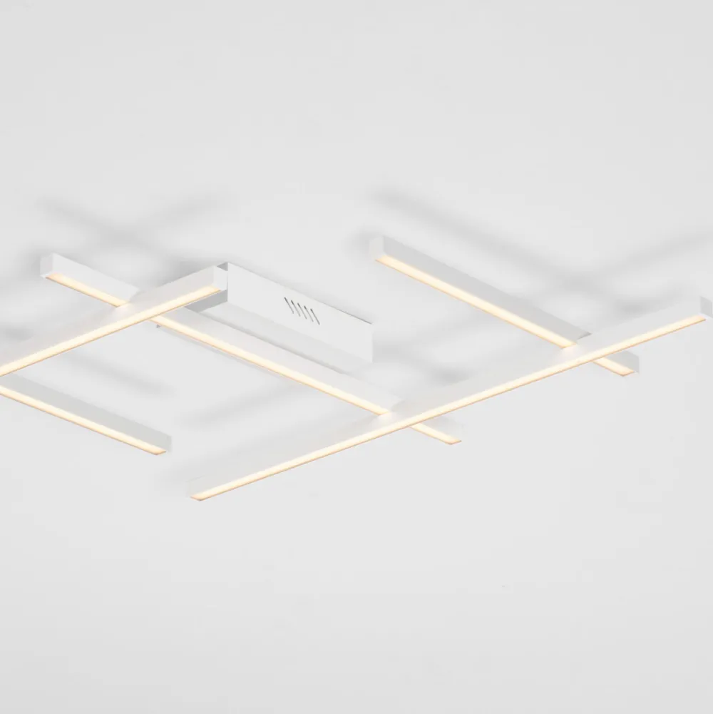 Plafoniere Moderne-Selezionato da Mazzolaluce Plafoniera led 63w bianca 3000k design sper soggiorno moderno