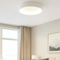 Plafoniere Moderne-Affralux Plafoniera led 90w 3200k anello band diodi bianca