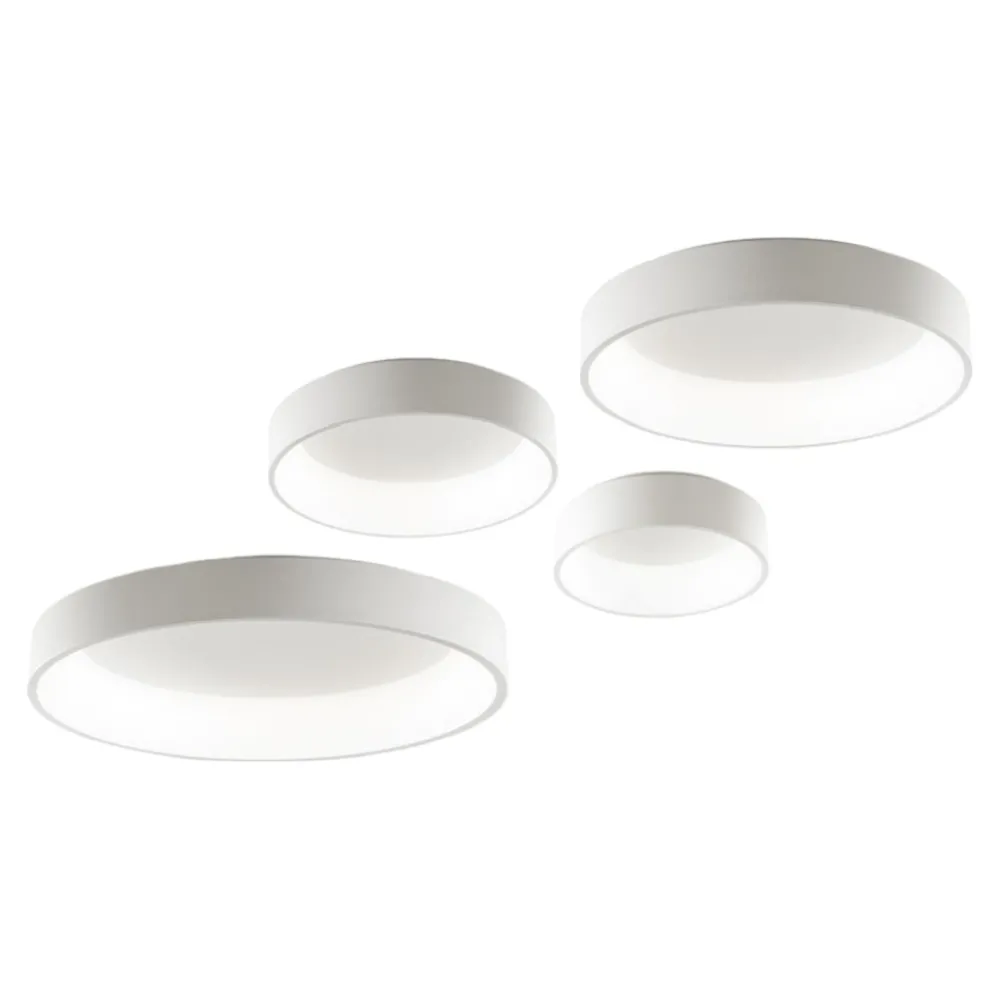 Plafoniere Moderne-Affralux Plafoniera led 136w 3200k bianca band diodi
