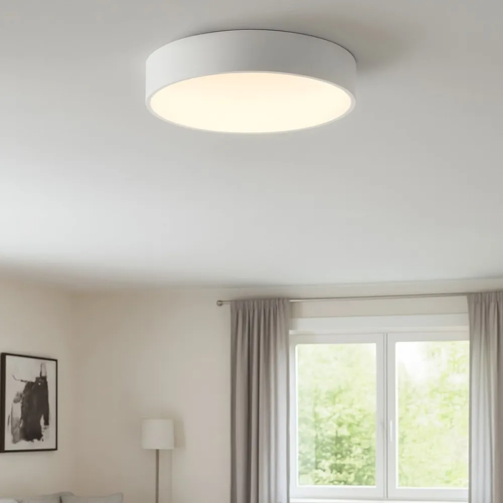 Plafoniere Moderne-Affralux Plafoniera led 136w 3200k bianca band diodi