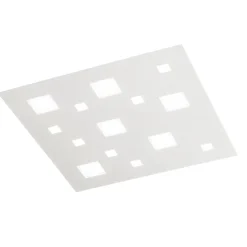 Plafoniere Moderne-IsyLuce Plafoniera led 60w 3000k bianca quadrata extra-large