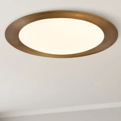 Plafoniere Moderne-Linea Light Plafoniera led 21w 3000k branzo 47 cm crew