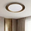 Plafoniere Moderne-Linea Light Plafoniera led 11w 3000k bronzo crew
