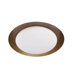 Plafoniere Moderne-Linea Light Plafoniera led 11w 3000k bronzo crew