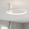 Plafoniere Moderne-Selezionato da Mazzolaluce Plafoniera led 35w 3000k cerchio bianco orientabile