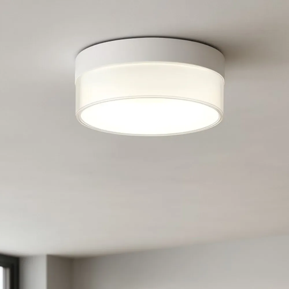 Plafoniere Moderne-Linea Light Plafoniera led 15w 3000k crumb tonda bianca