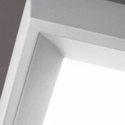 Plafoniere Moderne-Linea Light Plafoniera led 31w 3000k da cucina quadrata bianca tara q