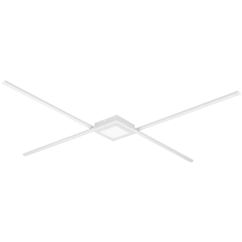 Plafoniere Moderne-Selezionato da Mazzolaluce Plafoniera led 27w 4000k design moderna bianca per soggiorno