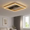 Plafoniere Moderne-Selezionato da Mazzolaluce Plafoniera led 24w 3000k design nero oro quadrata