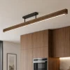 Plafoniere Moderne-Selezionato da Mazzolaluce Plafoniera led 14w 3000k di legno noce per cucina moderna