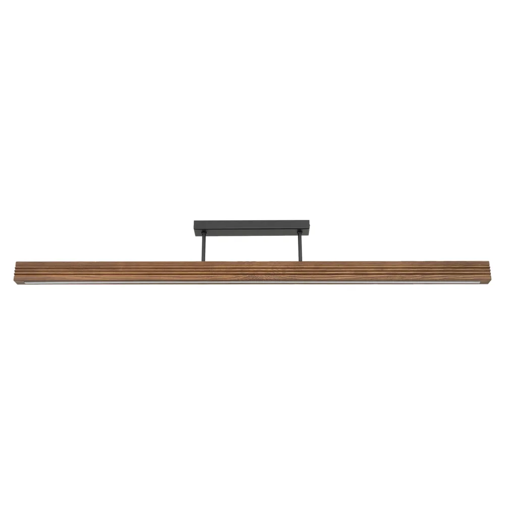 Plafoniere Moderne-Selezionato da Mazzolaluce Plafoniera led 14w 3000k di legno noce per cucina moderna