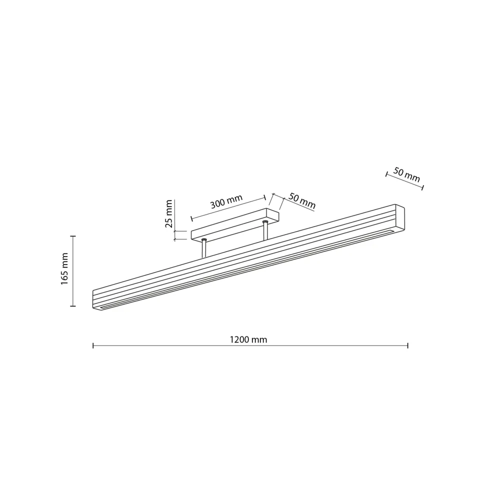 Plafoniere Moderne-Selezionato da Mazzolaluce Plafoniera led 14w 3000k di legno noce per cucina moderna