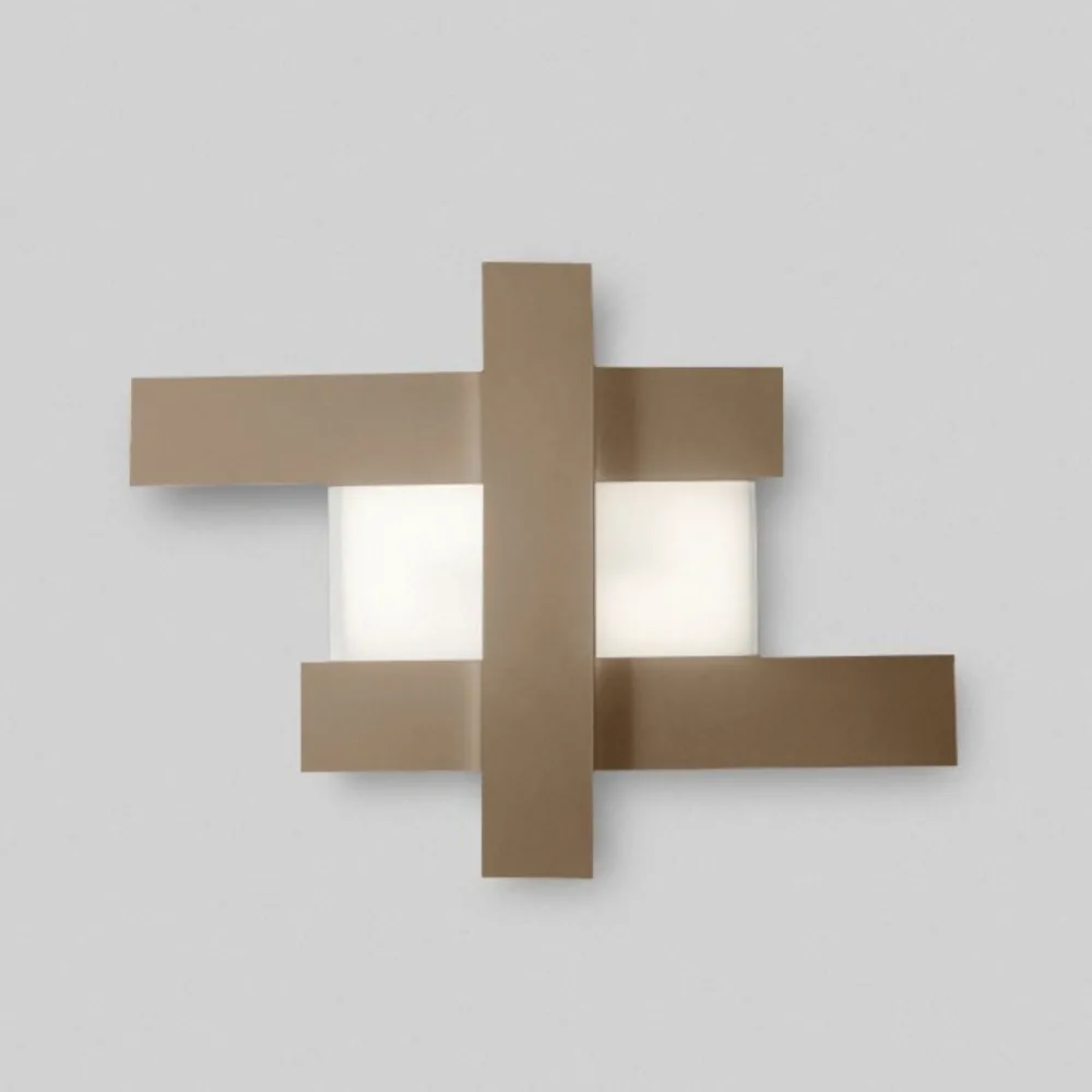 Plafoniere Moderne-Gea Luce Plafoniera led 30w 3000k doha bianco tortora moderna