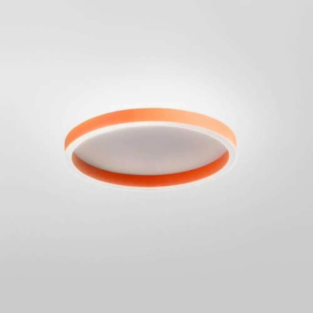Plafoniere Moderne-Gea Luce Plafoniera led 30w 3000k krizia terracotta tonda