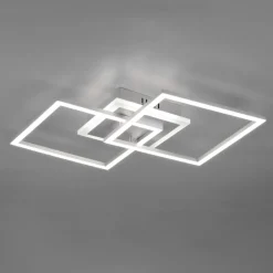 Plafoniere Moderne-Selezionato da Mazzolaluce Plafoniera led 25w 3000k grigio titanio moderna dimmerabile