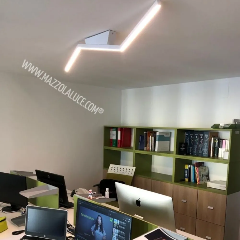 Plafoniere Moderne-Vivida International Plafoniera led 30w 3000k 4000k bianco vivida bow moderna