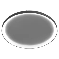 Plafoniere Moderne-Vivida International Plafoniera led 80w 3000k 4000k bronzo ovale vivida lifering-r