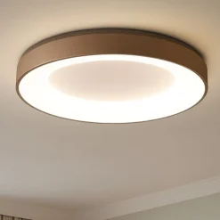 Plafoniere Moderne-Vivida International Plafoniera led 80w 3000k 4000k dimmerabile inner-r sabbia vivida