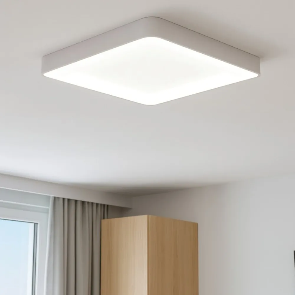 Plafoniere Moderne-Vivida International Plafoniera 60 led 50w 3000k 4000k quadrata vivida inner s moderna