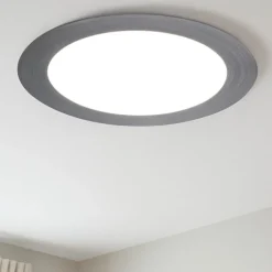 Plafoniere Moderne-Linea Light Plafoniera led 11w 3000k crew antracite