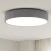Plafoniere Moderne-Selezionato da Mazzolaluce Plafoniera led 42w 3000k moderna cerchio grigio