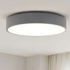 Plafoniere Moderne-Selezionato da Mazzolaluce Plafoniera led 42w 3000k moderna cerchio grigio